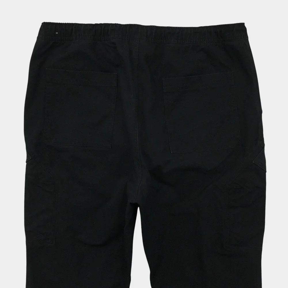 Jordan Mens XL Black Flight Chicago Cargo Pants Essentials Drawstring FV7255